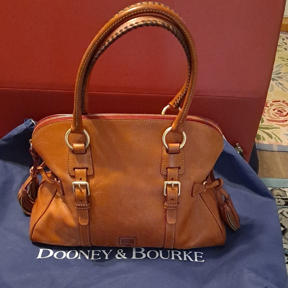 Dooney & Bourke Brown Leather Satchel